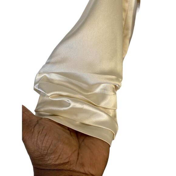 Bishop + Young Womens Open Front Blazer‎ Jacket Satin Silk Size Small - Picture 4 of 10